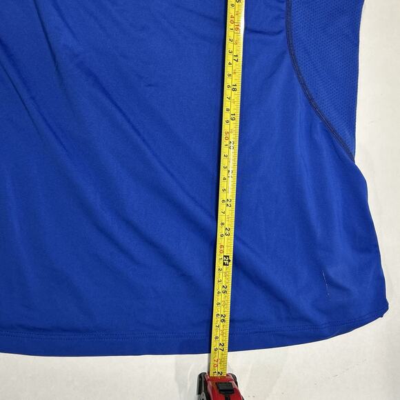 Nike Pro Combat Dri-Fit Active Wear Shirt Men's Medium Blue Fitted Crew Tee - Picture 7 of 9